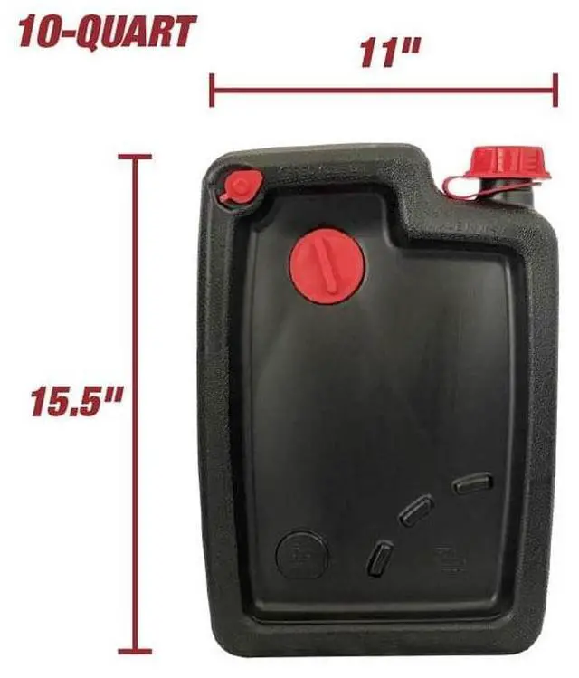 Alt view image 7 of 7 - Hyper Tough 10 Quart Automotive Drain Pan Container, HT-10QT-2025, Black