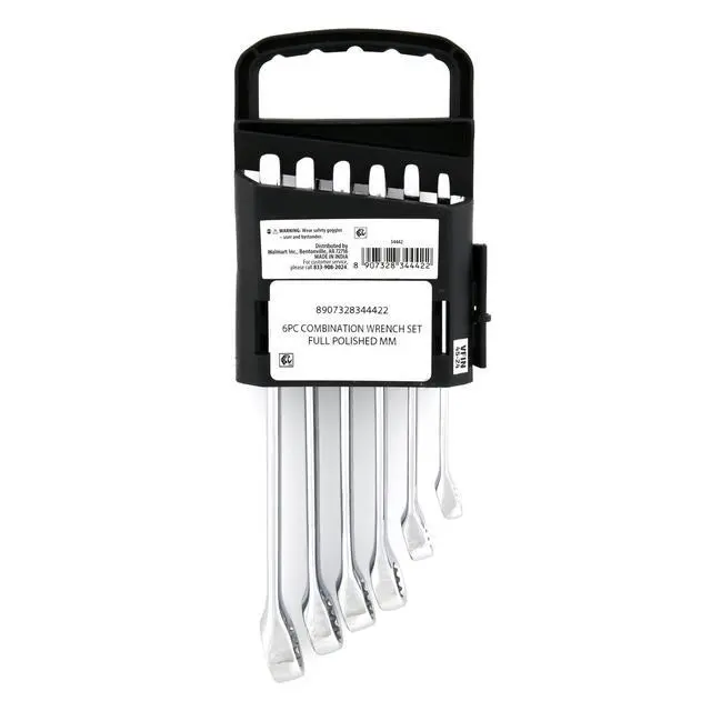 Alt view image 2 of 7 - Hyper Tough 6-Piece Metric Combination Wrench Tool Set, Hand Tools