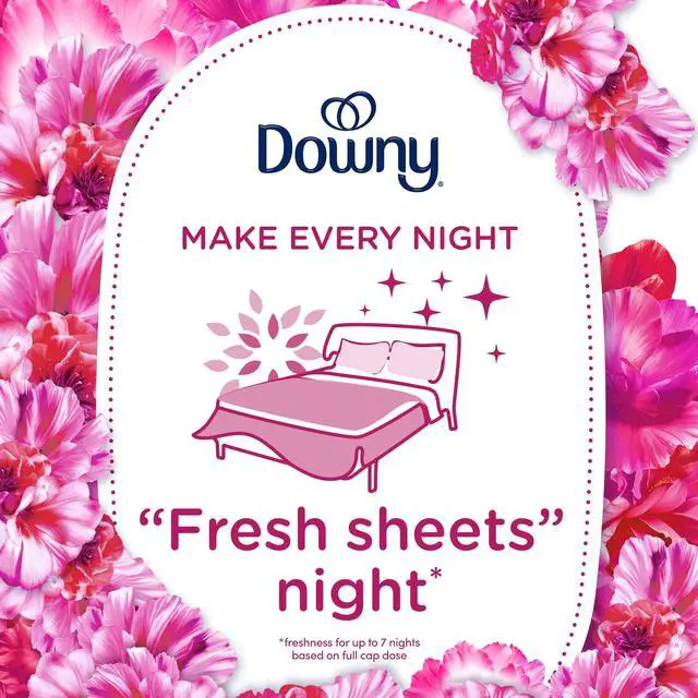 Alt view image 3 of 7 - Downy Liquid Fabric Softener and Conditioner, April Fresh Scent, 140 fl oz, 190 Loads