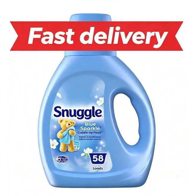Main image of Snuggle Liquid Fabric Softener, Cuddle-Up Fresh Blue Sparkle, 39.4 oz, 58 Loads