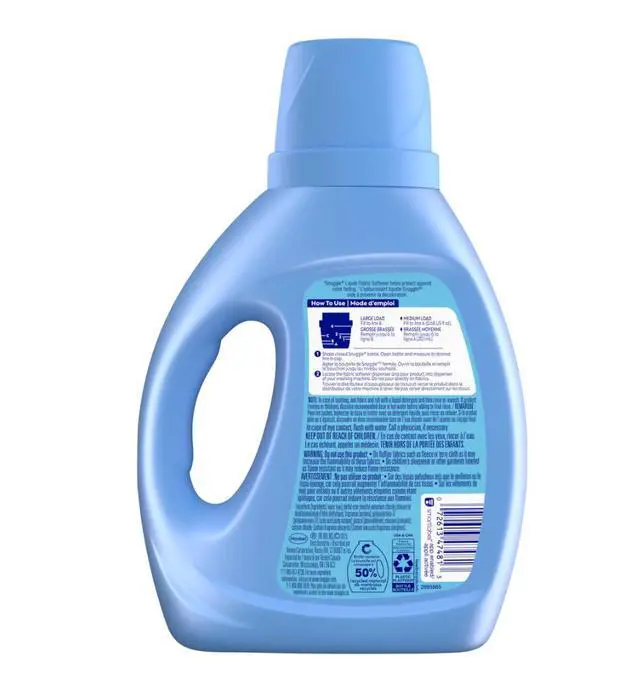 Alt view image 2 of 5 - Snuggle Liquid Fabric Softener, Cuddle-Up Fresh Blue Sparkle, 39.4 oz, 58 Loads