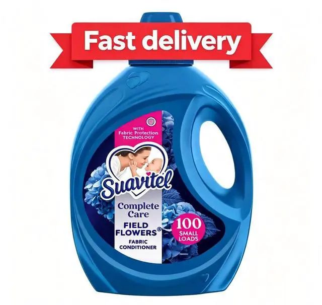 Main image of Suavitel Complete Liquid Fabric Softener, Fabric Conditioner, Field Flowers Scent, 100 fl oz Bottle