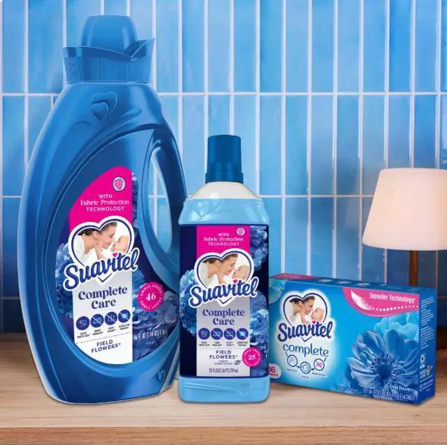 Alt view image 4 of 5 - Suavitel Complete Liquid Fabric Softener, Fabric Conditioner, Field Flowers Scent, 100 fl oz Bottle