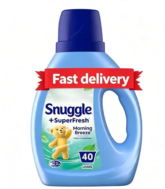 Main image of Snuggle SuperFresh Liquid Fabric Softener, Odor Eliminating, Morning Breeze, 40 Loads