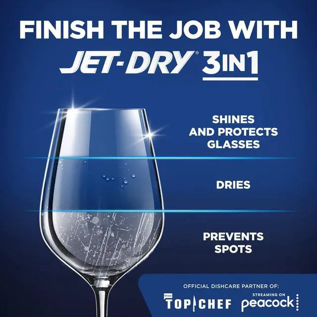 Alt view image 4 of 7 - Finish Jet-Dry Rinse Aid, Dishwasher Rinse Agent and Drying Agent, 8.45 fl oz