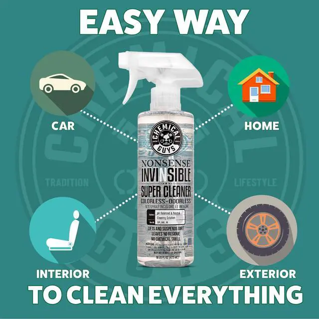 Alt view image 4 of 7 - Chemical Guys Nonsense Invincible Super Cleaner Colorless Odorless All-Surface Auto Interior & Exterior Cleaner 16 oz