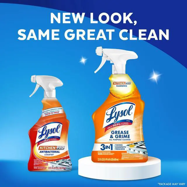 Alt view image 7 of 7 - LYSOL Kitchen Pro Antibacterial Cleaner - Trigger 9/22 fl oz.