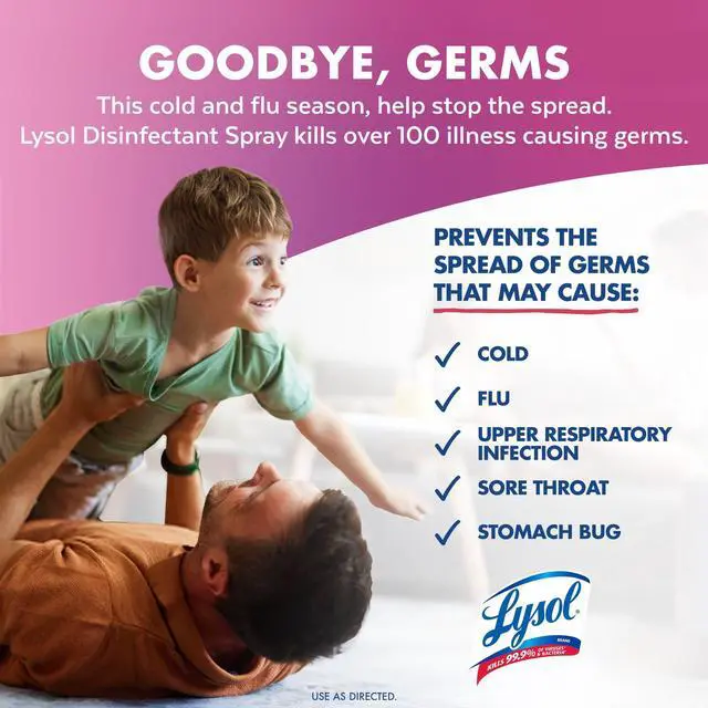 Alt view image 6 of 7 - Lysol Disinfectant Spray, Sanitizing and Antibacterial Spray, Deodorizer, Early Morning Breeze, 19 oz