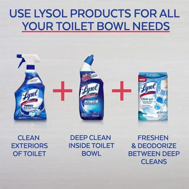 Alt view image 3 of 6 - Lysol® Click Gel Automatic Toilet Bowl Cleaner, Gel Toilet Bowl Cleaner, for Cleaning and Refreshing, Brand New Day Lavender Fields Scent, 6 Applicators