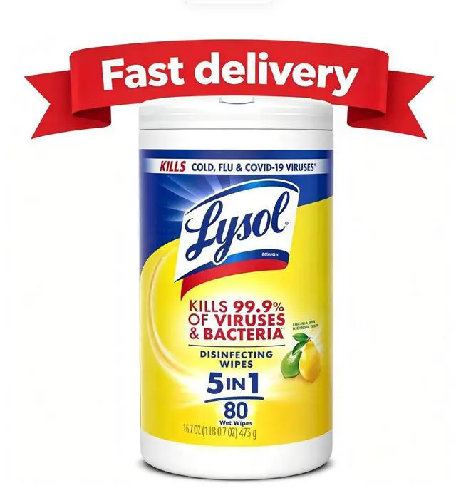 Main image of Lysol Disinfecting Wipes, All Purpose Cleaner, Multi Surface Antibacterial Cleaning Wipes, Cleaning Supplies, Lemon & Lime Blossom Scent, 80 Count