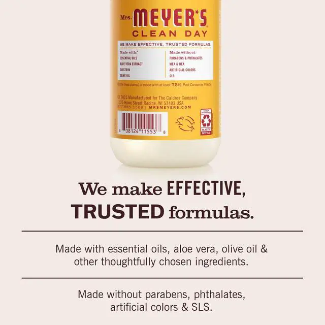Alt view image 6 of 7 - Mrs. Meyers Clean Day Hand Soap, Clementine Scent, 12.5 Fl Oz
