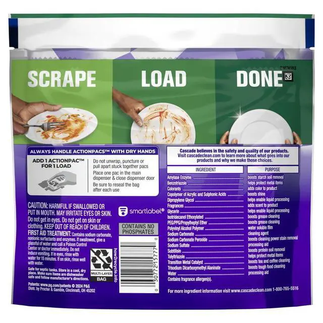 Alt view image 6 of 7 - Cascade Platinum Plus Dishwasher Pods, Fresh, 9 Count
