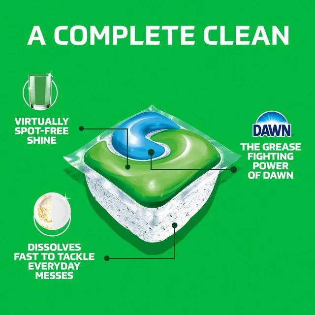 Alt view image 3 of 6 - Cascade Complete Action Pacs, Dishwasher Detergent, Lemon, 16 Count