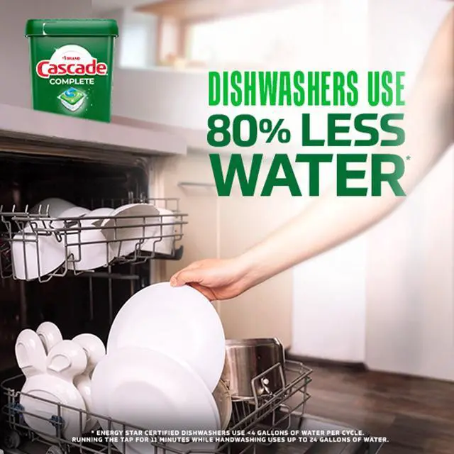 Alt view image 4 of 6 - Cascade Complete Action Pacs, Dishwasher Detergent, Lemon, 16 Count