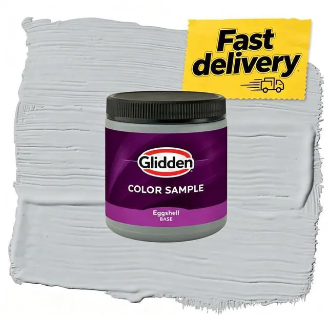 Main image of Glidden Interior Paint Color Sample Train Satin, 8 oz