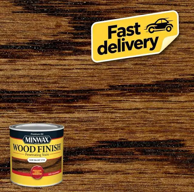 Main image of Minwax Wood Finish, Dark Walnut, 1/2 Pint