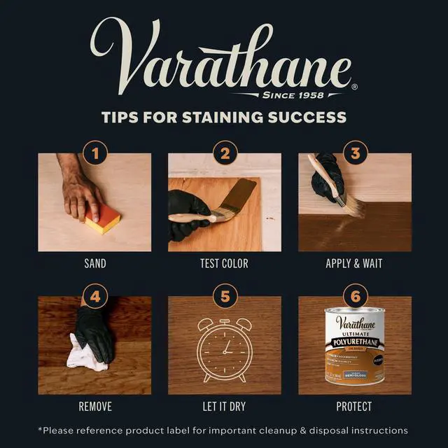 Alt view image 3 of 6 - Early American, Varathane Premium Fast Dry Wood Stain-262024, 8 fl oz