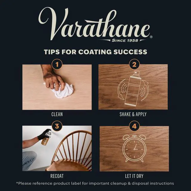 Alt view image 2 of 6 - Clear, Varathane Ultimate Oil-Based Interior Polyurethane, Gloss-9061H, Half Pint