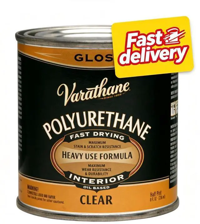 Main image of Clear, Varathane Ultimate Oil-Based Interior Polyurethane, Gloss-9061H, Half Pint