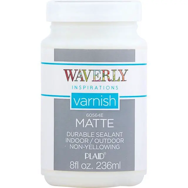 Alt view image 2 of 5 - Waverly Inspirations Matte Chalk Paint Varnish, Clear, 8 fl oz