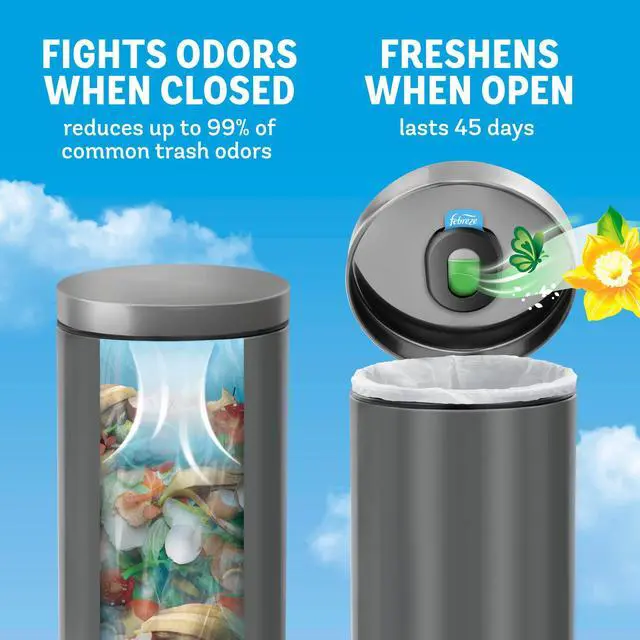 Alt view image 4 of 7 - Febreze Trash Odor Fighter, Gain Original Scent, 1 Holder + 1 Refill