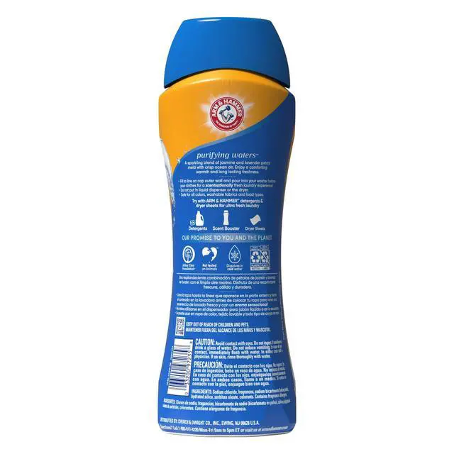 Alt view image 2 of 6 - ARM & HAMMER Clean Scentsations In-Wash Scent Booster, Laundry Scent Booster Purifying Waters scent, 24 Oz