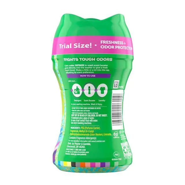 Alt view image 5 of 6 - Gain Laundry Scent Beads, Odor Defense 2-in-1 In-Wash Scent Booster, Super Fresh Blast Scent, 4.8 oz