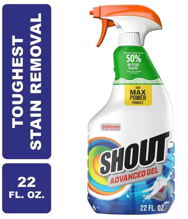 Main image of Shout Advanced Acting Gel, Laundry Stain Remover, 22 FL. OZ.