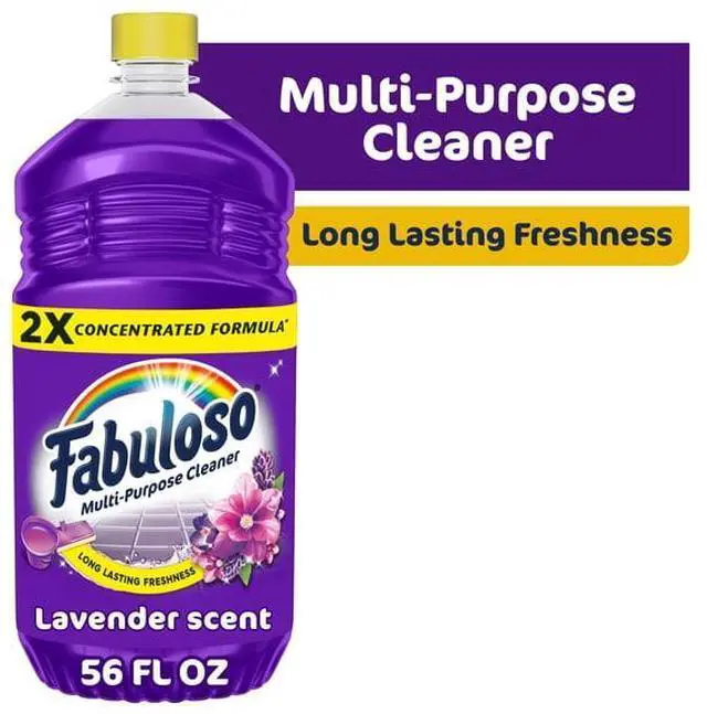 Main image of Fabuloso 2X Multi-Purpose Cleaner, No Rinse Floor Cleaner, Lavender Scent, 56 fl oz
