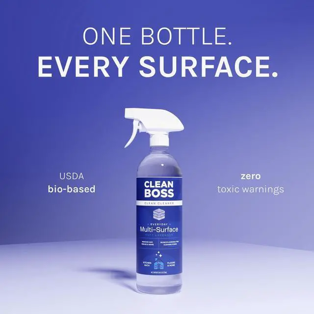 Alt view image 4 of 7 - CleanBoss Everyday Multi-Surface Cleaner, Soft Lavender, 24 fl oz