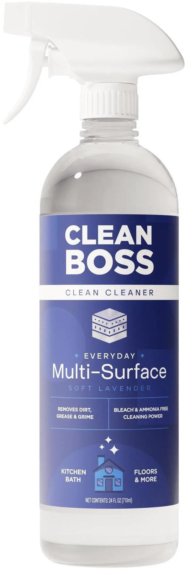 Main image of CleanBoss Everyday Multi-Surface Cleaner, Soft Lavender, 24 fl oz