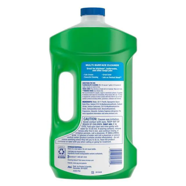 Alt view image 4 of 6 - Mr. Clean All Purpose Cleaner, Floor Cleaner for Mopping, Cleaning Liquid, Gain, 64oz