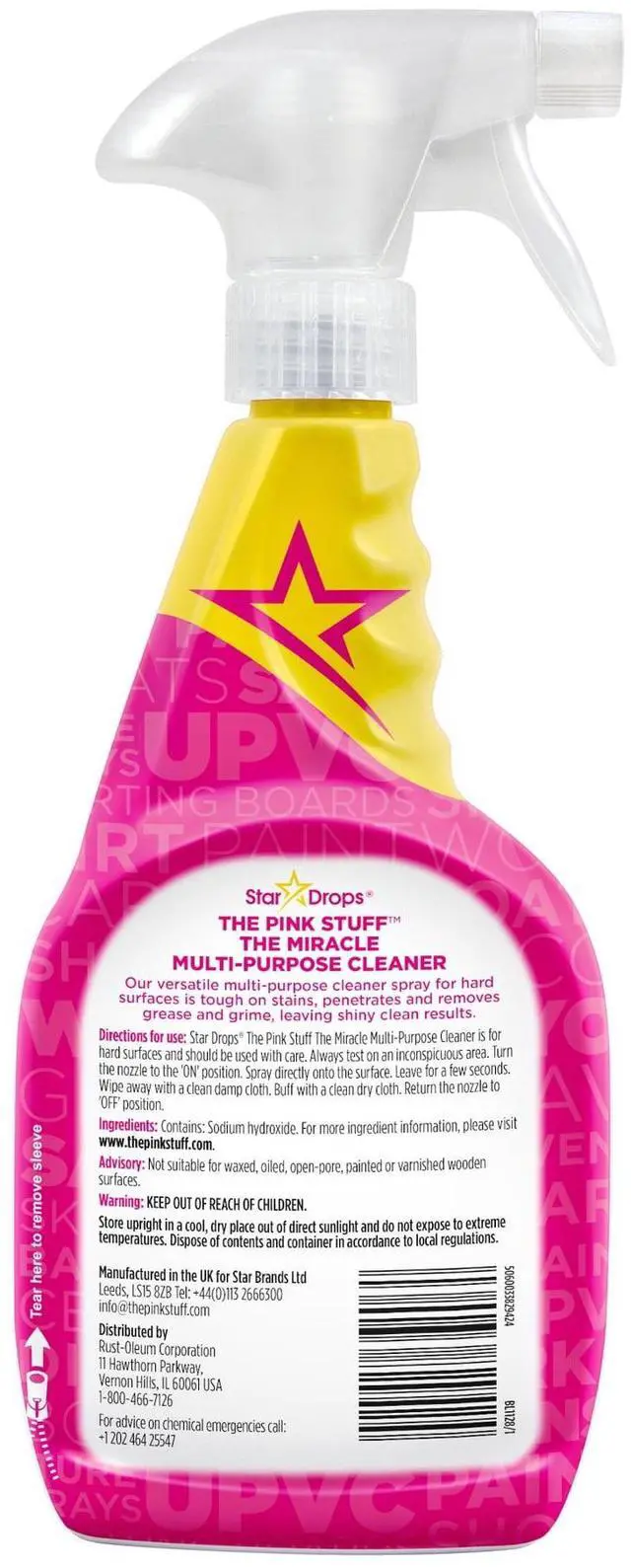 Alt view image 2 of 6 - The Pink Stuff, Miracle Multi-Purpose Cleaner Spray, 24 fl oz