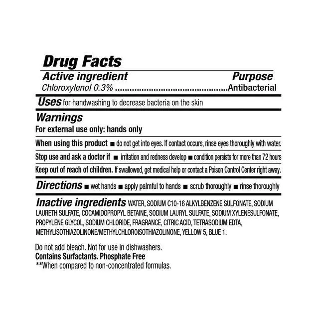Alt view image 5 of 5 - Great Value Ultra Antibacterial Dish Liquid, Crisp Apple, 70 fl oz