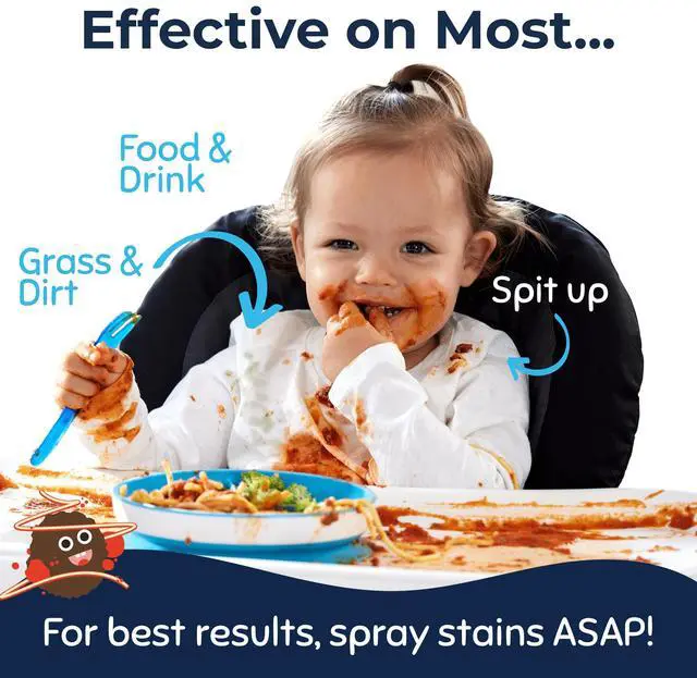 Alt view image 6 of 6 - Miss Mouth's Messy Eater Stain Treater Wipes for Baby & Kids, 5 Pack, Newborn & Baby Essentials, Stain Remover for Food, Grease, Coffee & More, Gentle on Laundry, Fabric & Underwear