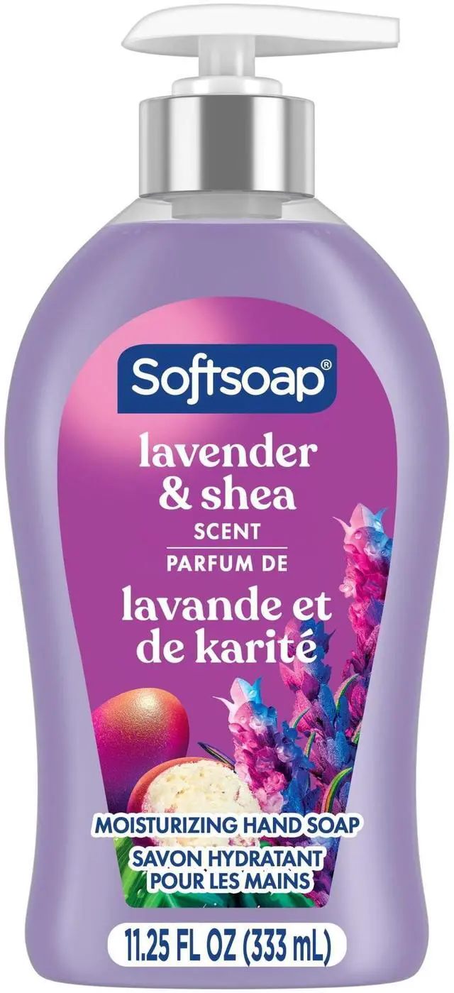 Alt view image 2 of 5 - (2 pack) Softsoap Liquid Hand Soap, Kitchen and Bathroom Hand Soap, Lavender and Shea, 11.25 Fluid Ounce Bottle