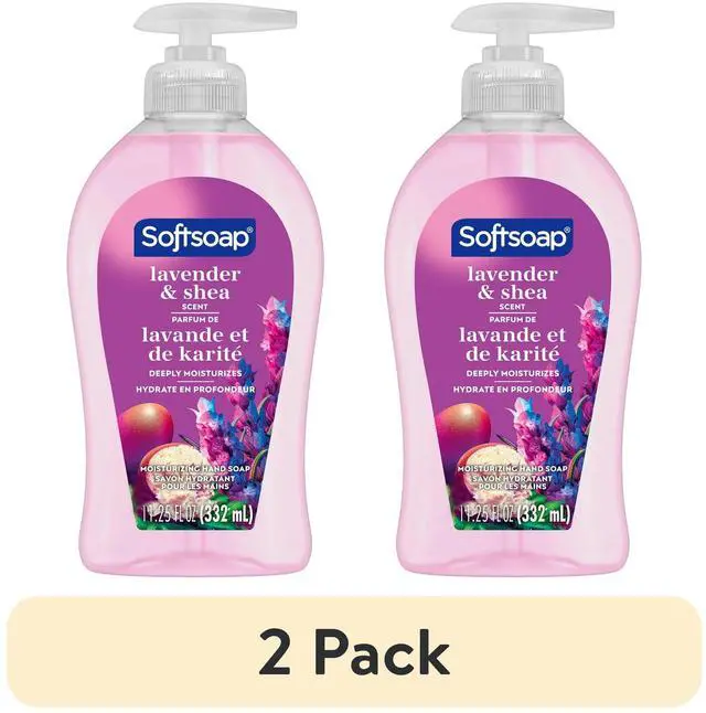 Main image of (2 pack) Softsoap Liquid Hand Soap, Kitchen and Bathroom Hand Soap, Lavender and Shea, 11.25 Fluid Ounce Bottle