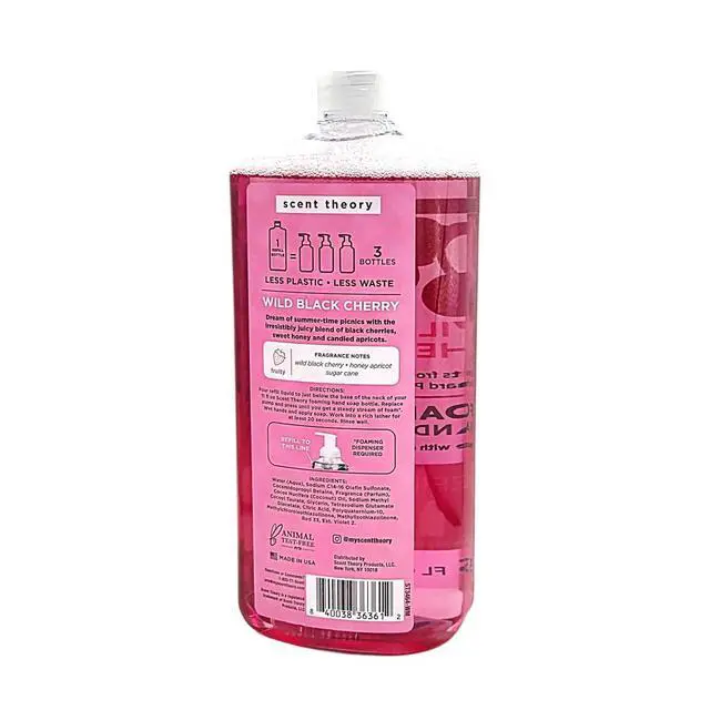 Alt view image 3 of 5 - Scent Theory Foaming Hand Soap Refill, Black Cherry, 33 fl oz Refill