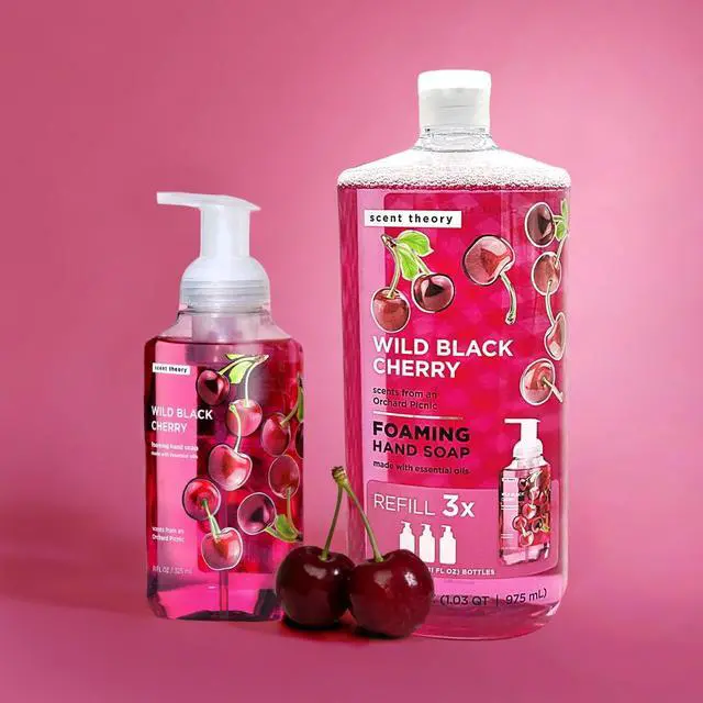 Alt view image 5 of 5 - Scent Theory Foaming Hand Soap Refill, Black Cherry, 33 fl oz Refill