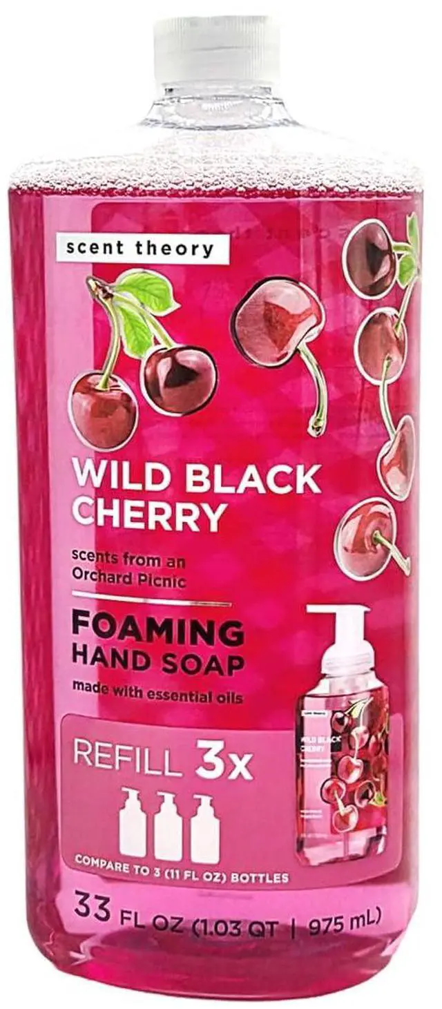 Main image of Scent Theory Foaming Hand Soap Refill, Black Cherry, 33 fl oz Refill