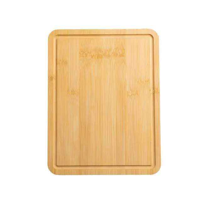 Alt view image 3 of 6 - Mainstays Bamboo Cutting Board, 8.5 x 11, with Juice Groove and Non-Slip Feet