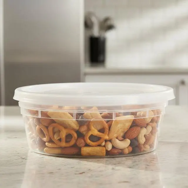 Alt view image 2 of 7 - Mainstays 40-Piece 8 oz Plastic Deli Container Set, 20 Containers and 20 Lids