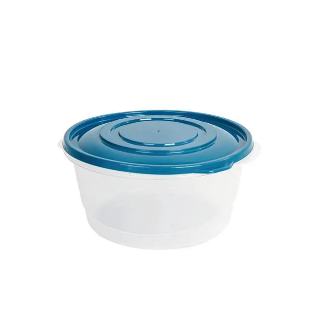Alt view image 4 of 7 - Mainstays Semi Durable Round 15.7 Cup Food Storage Container, Plastic, 3 Pack, Ideal Use for Meal Prep, Batch Cooking, or Bulk Storage