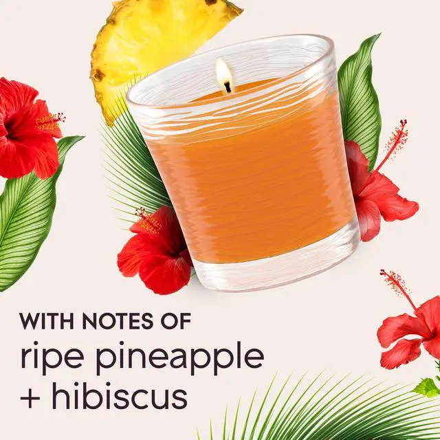 Alt view image 4 of 6 - Glade Single Wick Candles, Hawaiian Breeze, 8.16 oz, 2 Count