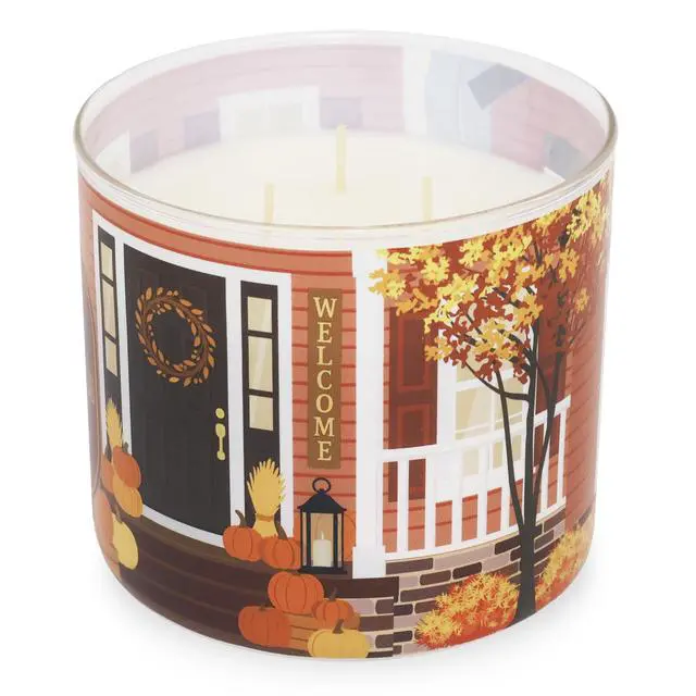 Alt view image 3 of 6 - Mainstays 3-Wick Fall Farmhouse Scented Candle, 13-Ounce