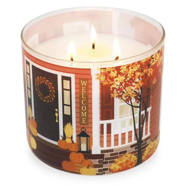 Alt view image 4 of 6 - Mainstays 3-Wick Fall Farmhouse Scented Candle, 13-Ounce