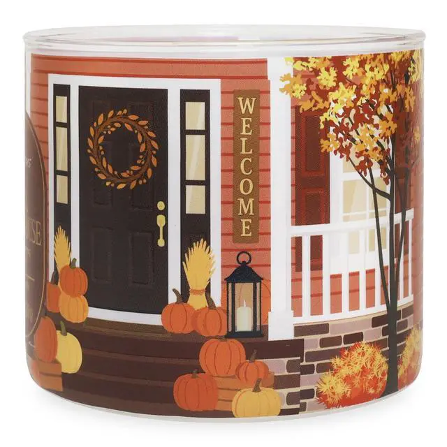 Alt view image 2 of 6 - Mainstays 3-Wick Fall Farmhouse Scented Candle, 13-Ounce