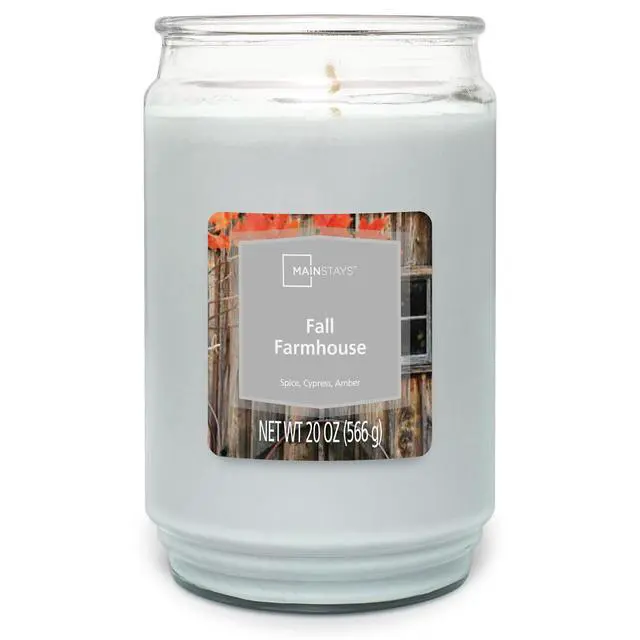 Alt view image 4 of 5 - Mainstays Fall Farmhouse Scented Single Wick Jar Candle, 20 oz