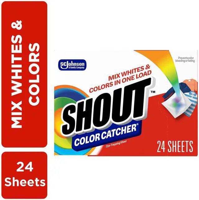 Main image of Shout Color Catcher, Laundry Dye-Trapping Sheets, 24 Sheets
