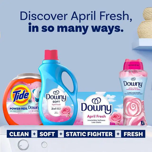 Alt view image 2 of 7 - Downy Fabric Softener Dryer Sheets, April Fresh Scent, 120 Count